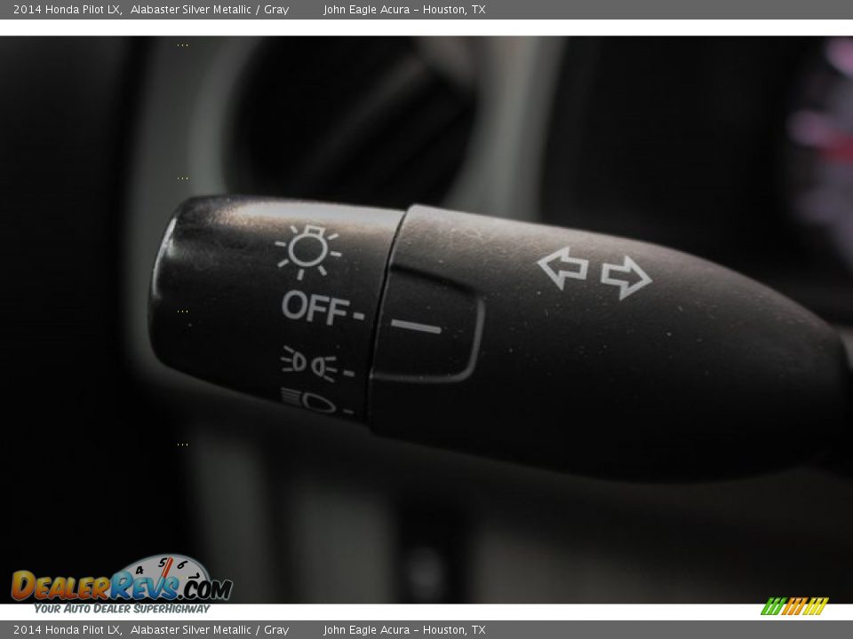 2014 Honda Pilot LX Alabaster Silver Metallic / Gray Photo #36