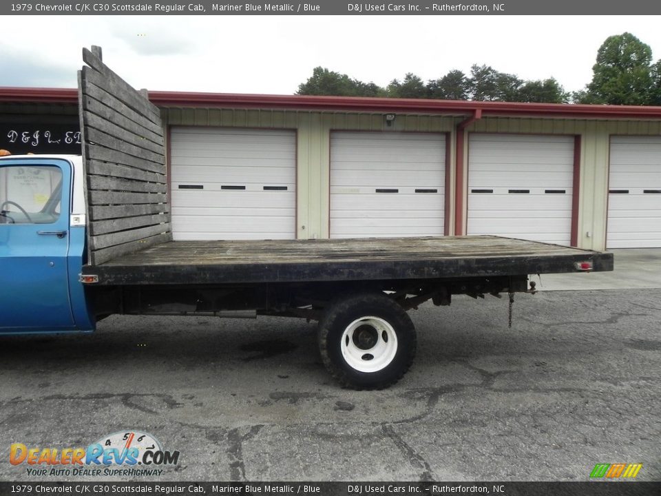 1979 Chevrolet C/K C30 Scottsdale Regular Cab Mariner Blue Metallic / Blue Photo #7