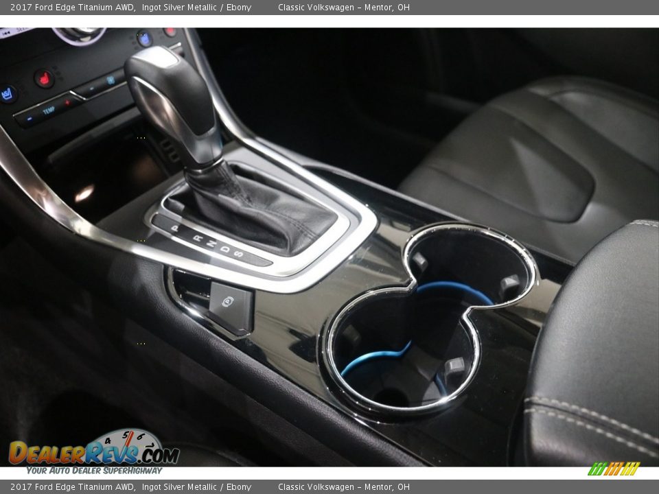 2017 Ford Edge Titanium AWD Ingot Silver Metallic / Ebony Photo #15