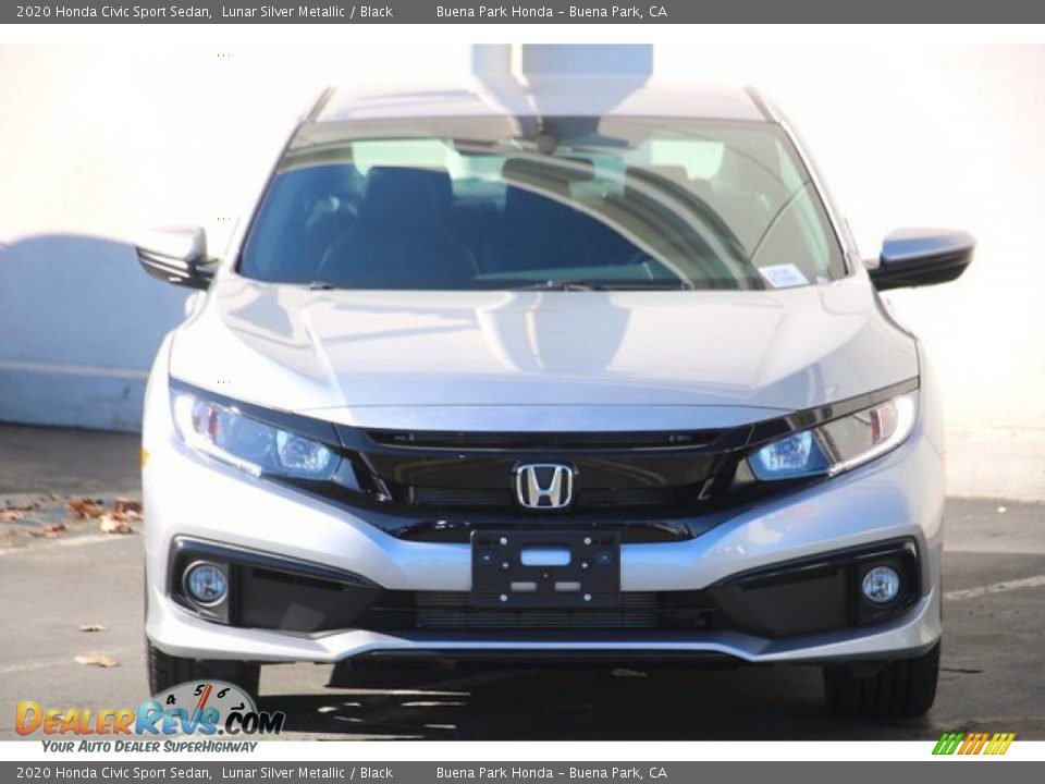 2020 Honda Civic Sport Sedan Lunar Silver Metallic / Black Photo #4