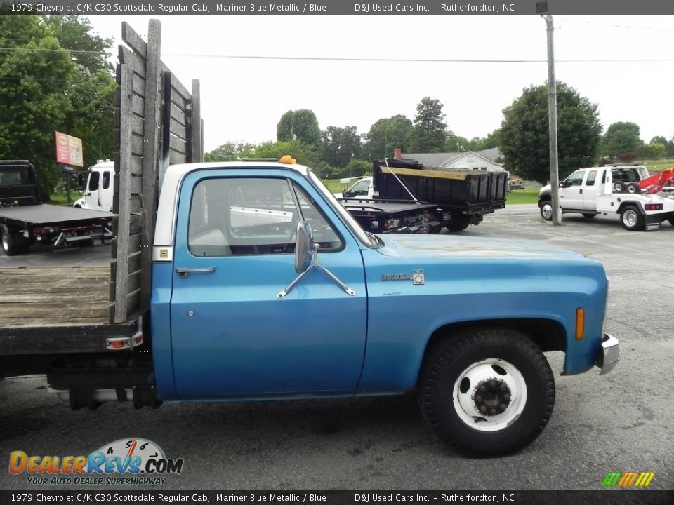 1979 Chevrolet C/K C30 Scottsdale Regular Cab Mariner Blue Metallic / Blue Photo #12