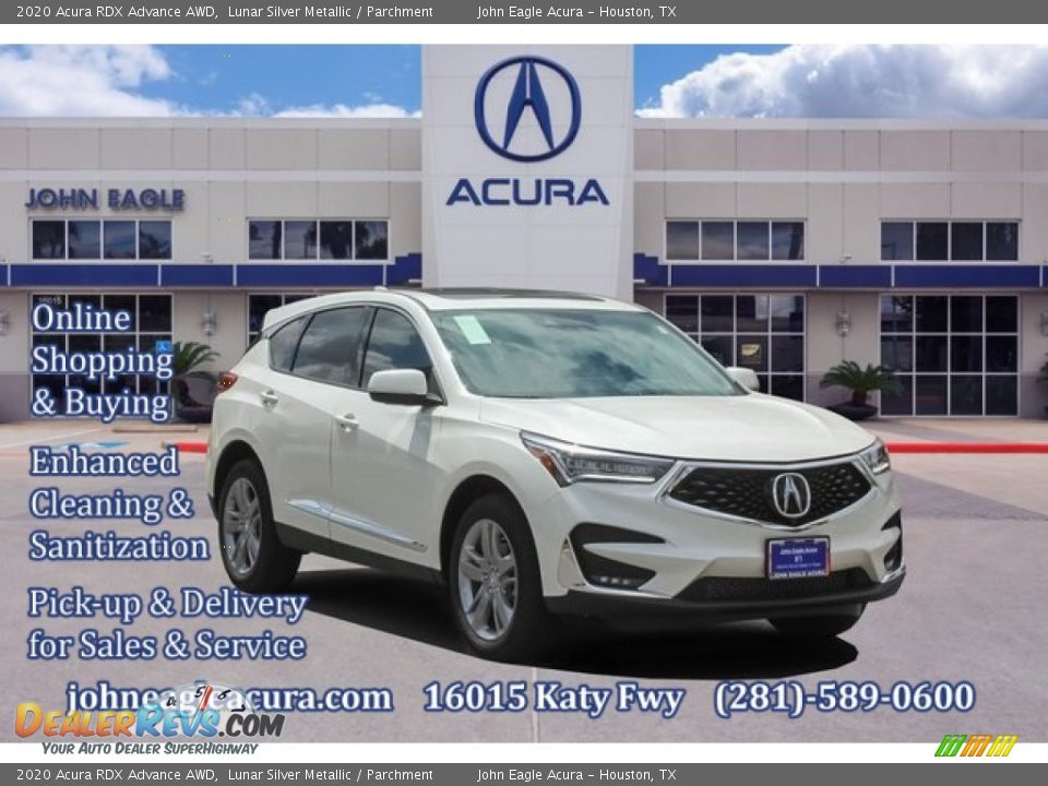 2020 Acura RDX Advance AWD Lunar Silver Metallic / Parchment Photo #1