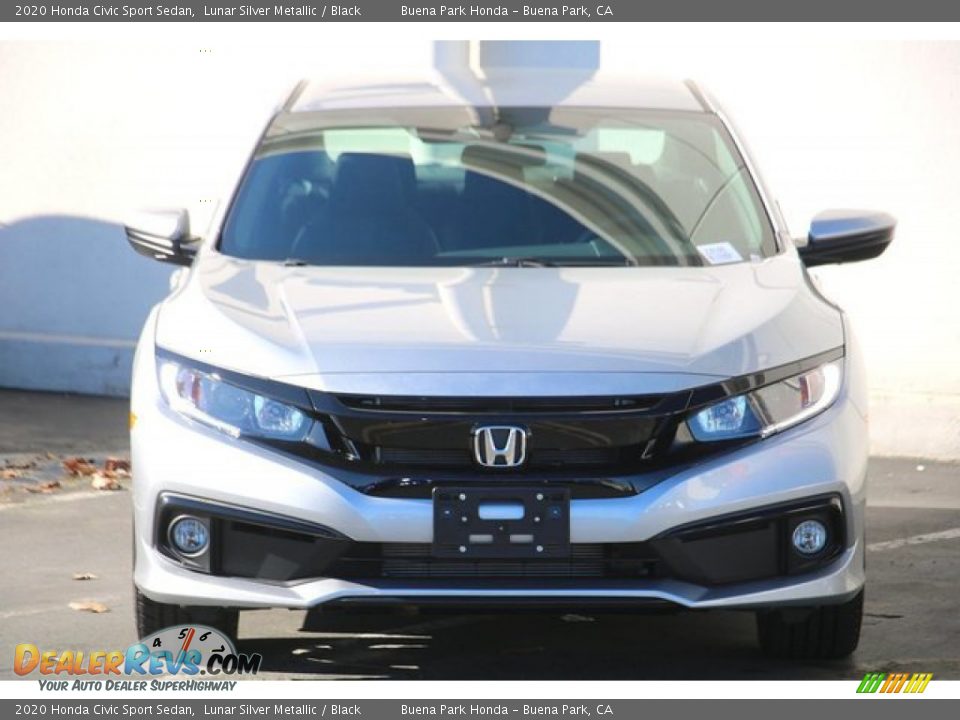 2020 Honda Civic Sport Sedan Lunar Silver Metallic / Black Photo #4