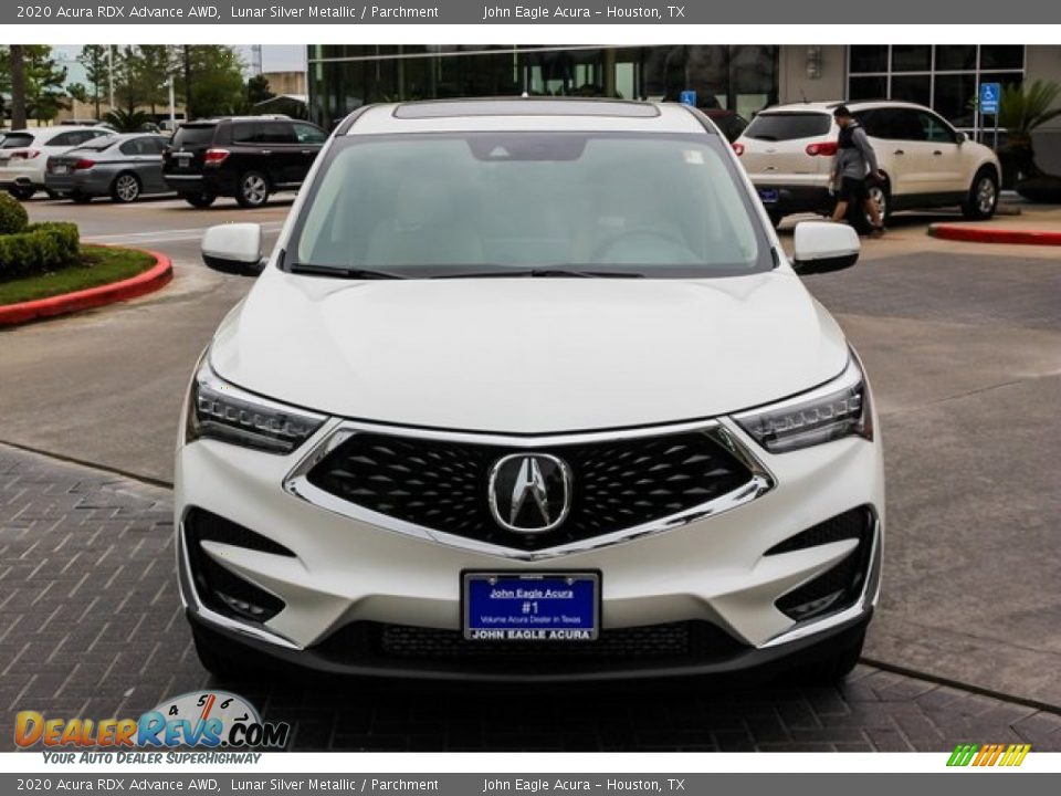 2020 Acura RDX Advance AWD Lunar Silver Metallic / Parchment Photo #3
