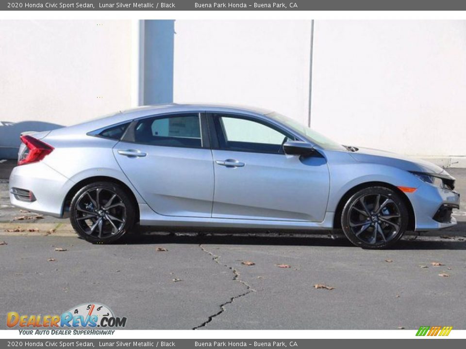 2020 Honda Civic Sport Sedan Lunar Silver Metallic / Black Photo #5