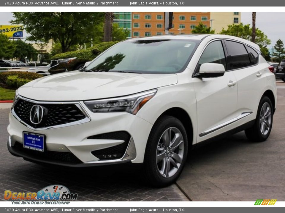 2020 Acura RDX Advance AWD Lunar Silver Metallic / Parchment Photo #4