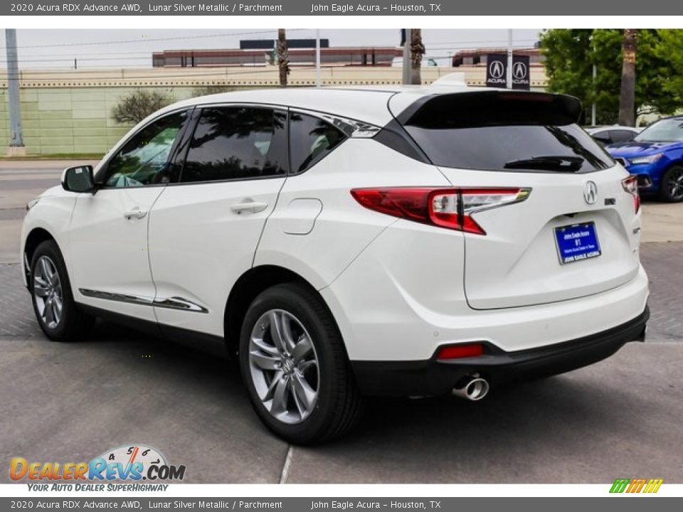 2020 Acura RDX Advance AWD Lunar Silver Metallic / Parchment Photo #6