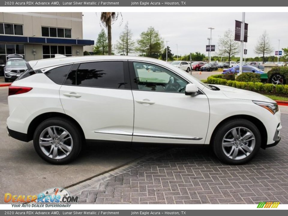 2020 Acura RDX Advance AWD Lunar Silver Metallic / Parchment Photo #9