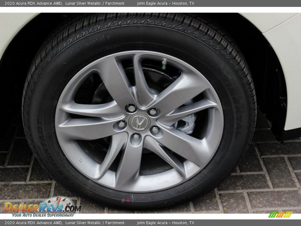 2020 Acura RDX Advance AWD Lunar Silver Metallic / Parchment Photo #11