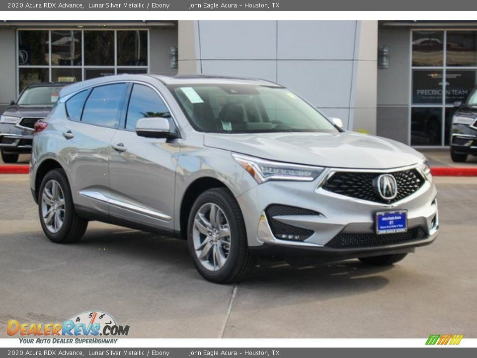 2020 Acura RDX Advance Lunar Silver Metallic / Ebony Photo #2