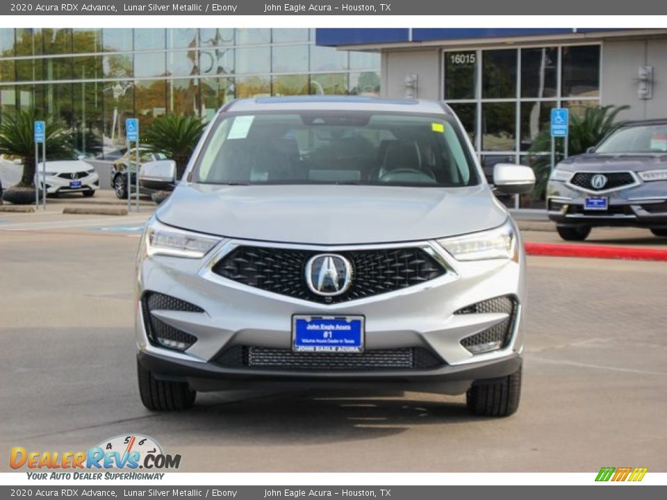 2020 Acura RDX Advance Lunar Silver Metallic / Ebony Photo #3