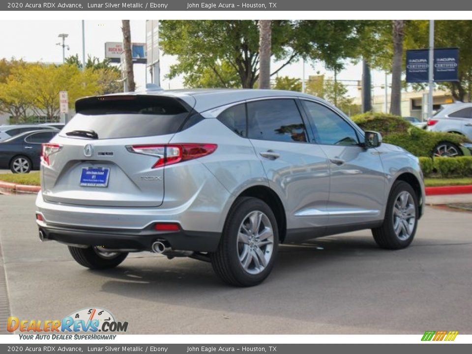2020 Acura RDX Advance Lunar Silver Metallic / Ebony Photo #8