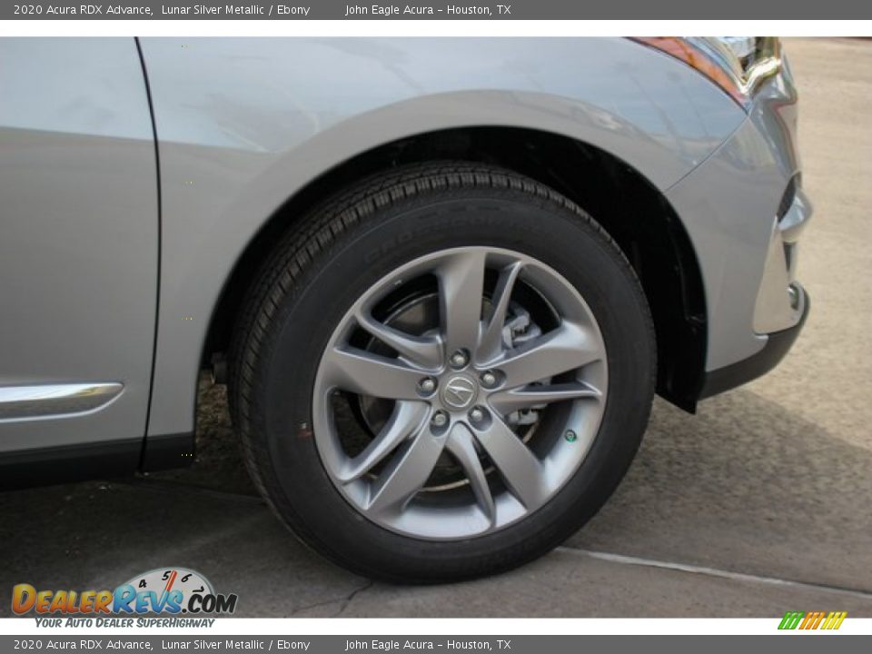 2020 Acura RDX Advance Lunar Silver Metallic / Ebony Photo #10