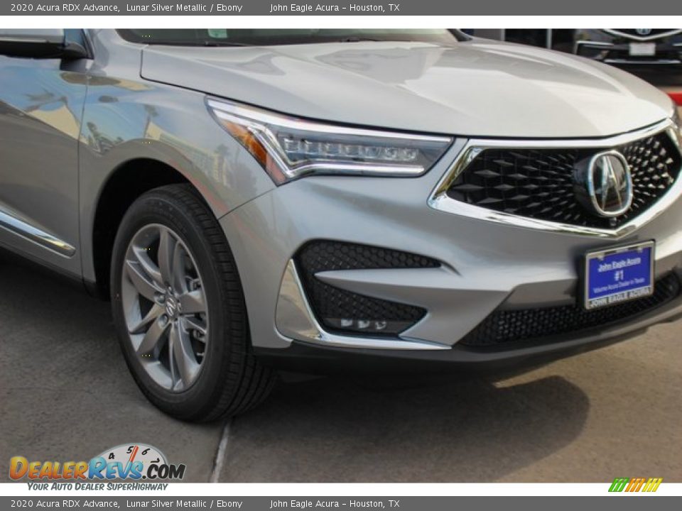 2020 Acura RDX Advance Lunar Silver Metallic / Ebony Photo #11