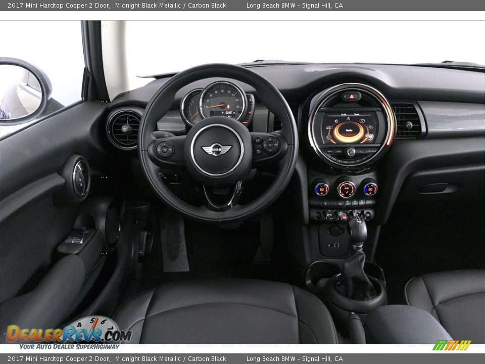 2017 Mini Hardtop Cooper 2 Door Midnight Black Metallic / Carbon Black Photo #4