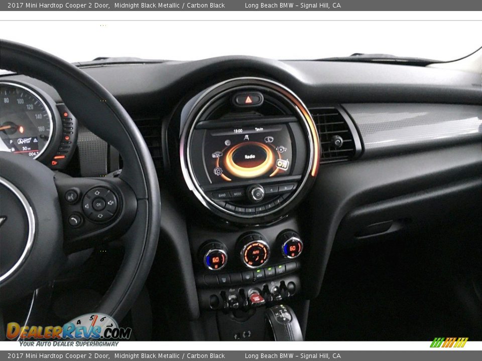 2017 Mini Hardtop Cooper 2 Door Midnight Black Metallic / Carbon Black Photo #5