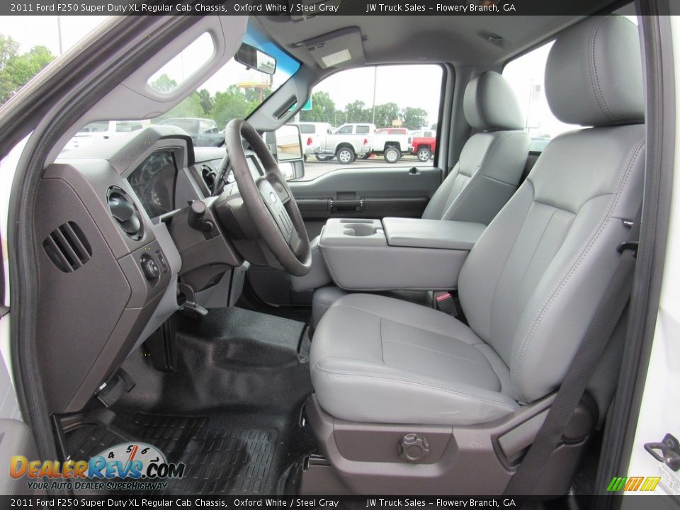 Front Seat of 2011 Ford F250 Super Duty XL Regular Cab Chassis Photo #23