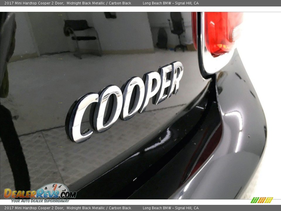 2017 Mini Hardtop Cooper 2 Door Midnight Black Metallic / Carbon Black Photo #7