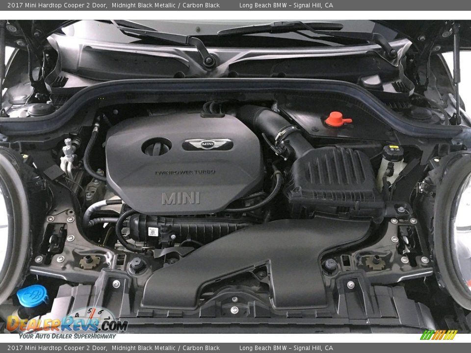 2017 Mini Hardtop Cooper 2 Door Midnight Black Metallic / Carbon Black Photo #9
