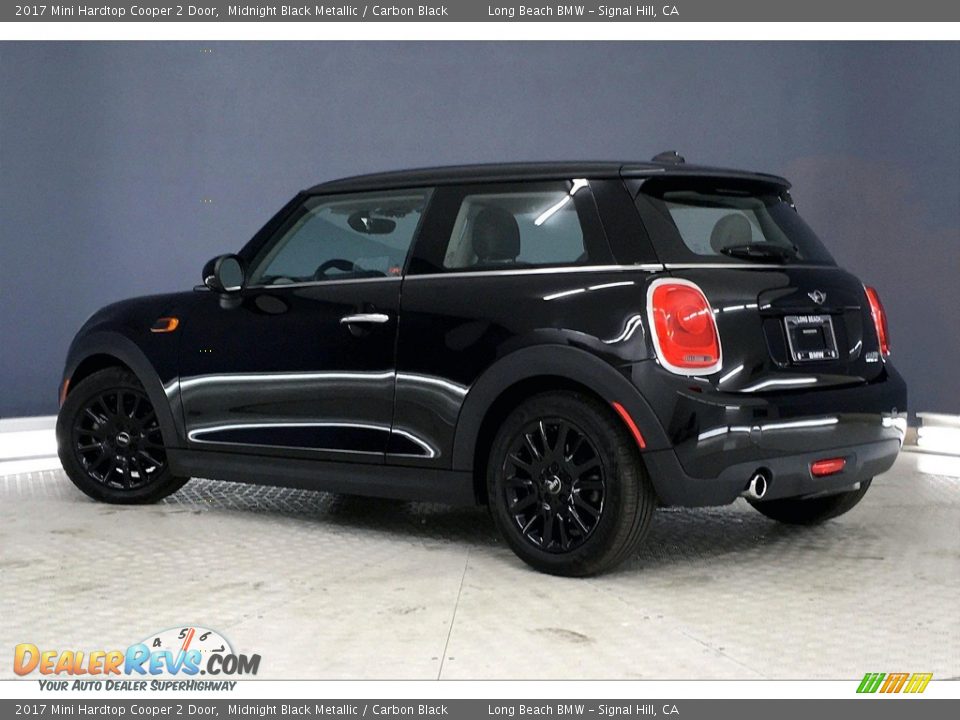 2017 Mini Hardtop Cooper 2 Door Midnight Black Metallic / Carbon Black Photo #10