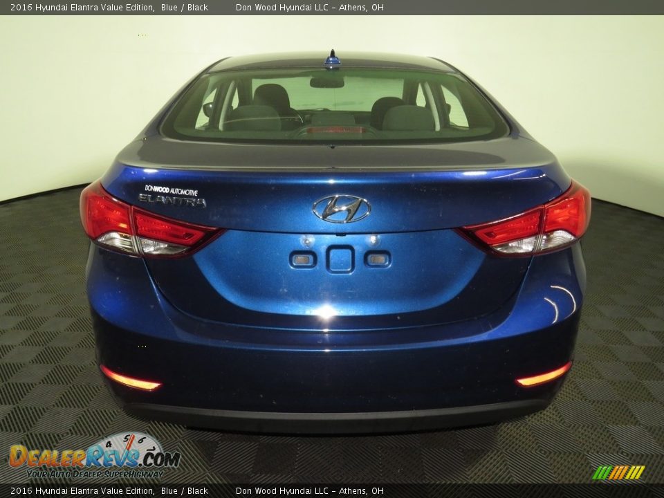2016 Hyundai Elantra Value Edition Blue / Black Photo #11