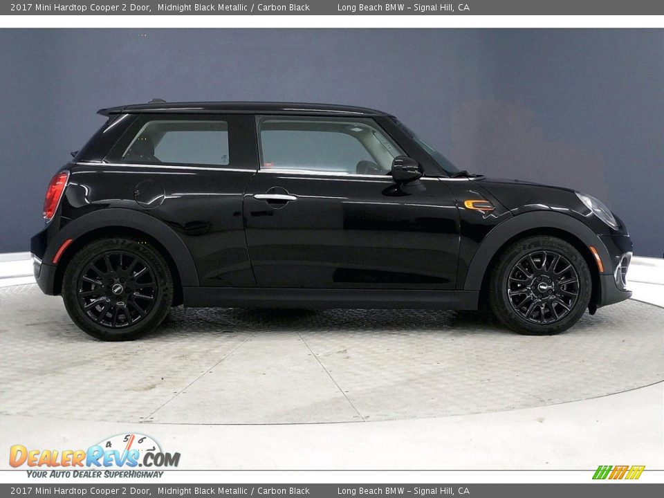 2017 Mini Hardtop Cooper 2 Door Midnight Black Metallic / Carbon Black Photo #14