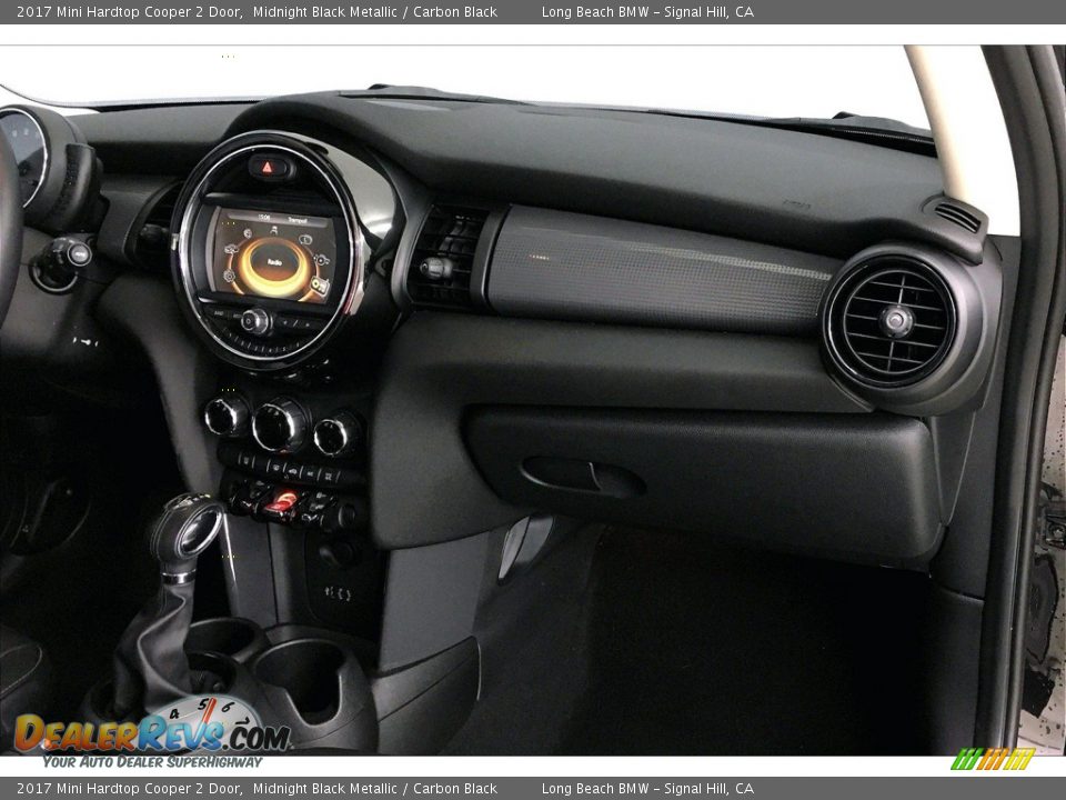 2017 Mini Hardtop Cooper 2 Door Midnight Black Metallic / Carbon Black Photo #22