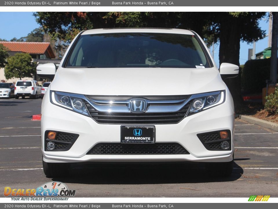 2020 Honda Odyssey EX-L Platinum White Pearl / Beige Photo #4