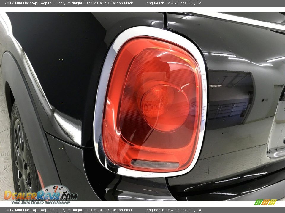 2017 Mini Hardtop Cooper 2 Door Midnight Black Metallic / Carbon Black Photo #26