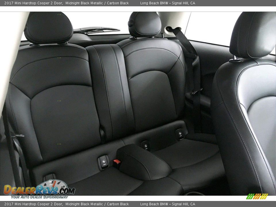 2017 Mini Hardtop Cooper 2 Door Midnight Black Metallic / Carbon Black Photo #28