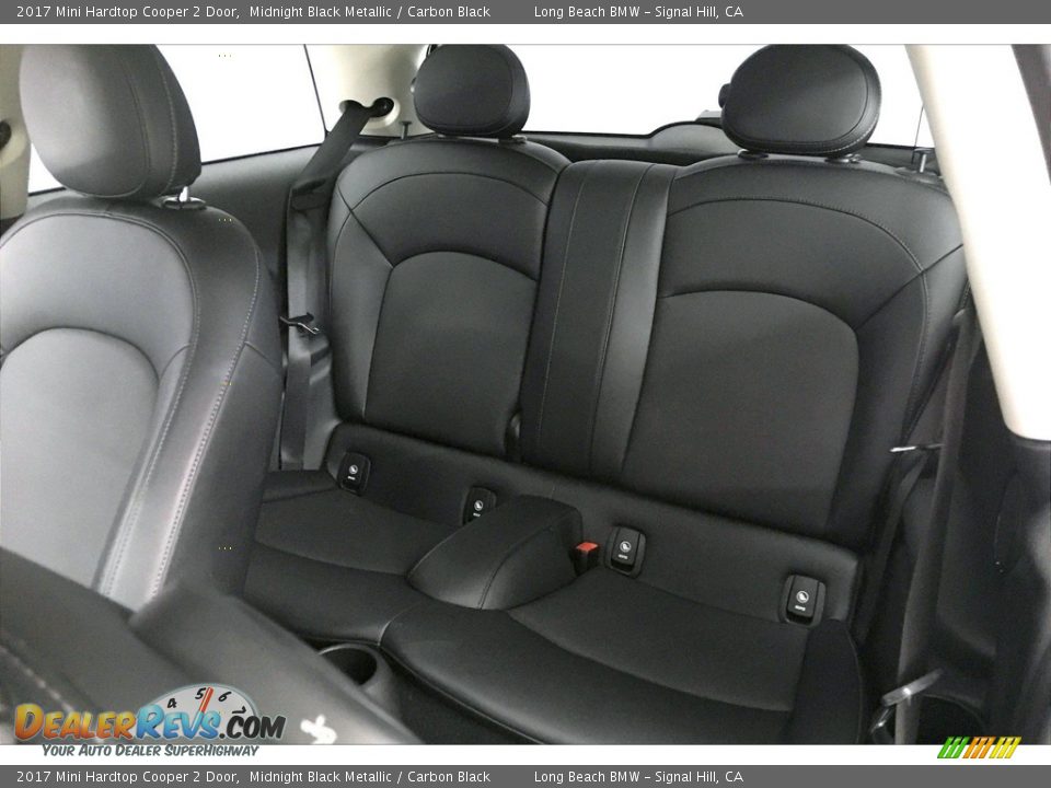 2017 Mini Hardtop Cooper 2 Door Midnight Black Metallic / Carbon Black Photo #29