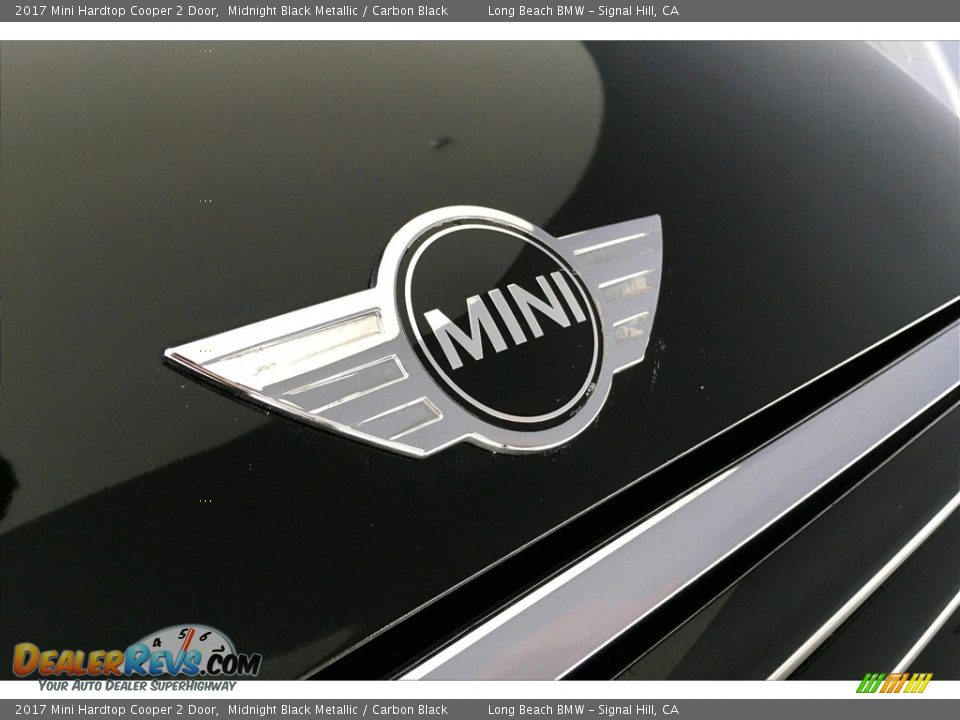 2017 Mini Hardtop Cooper 2 Door Midnight Black Metallic / Carbon Black Photo #32