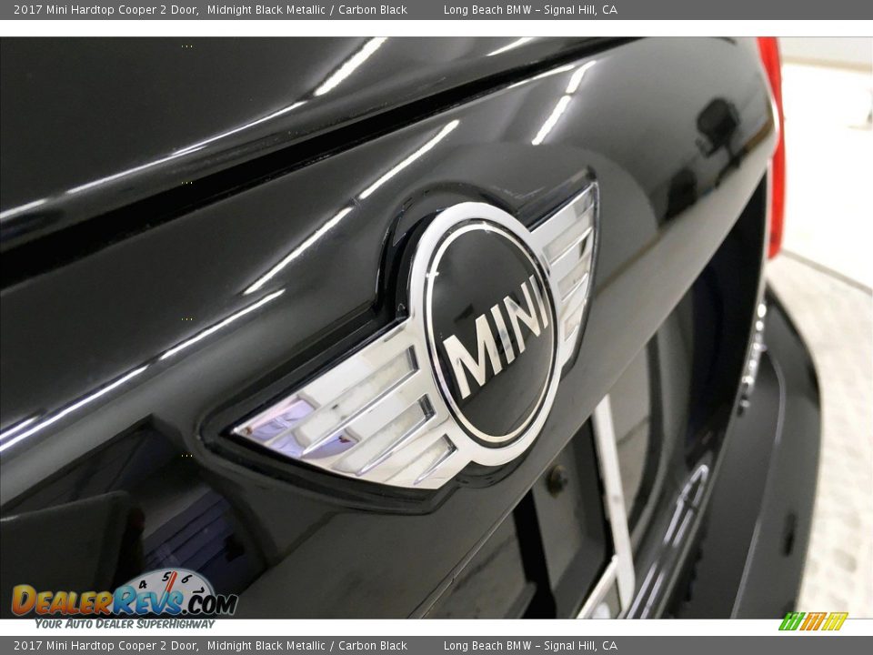 2017 Mini Hardtop Cooper 2 Door Midnight Black Metallic / Carbon Black Photo #33