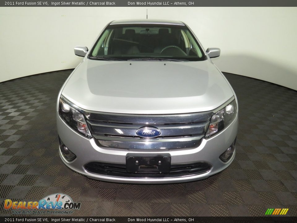 2011 Ford Fusion SE V6 Ingot Silver Metallic / Charcoal Black Photo #4