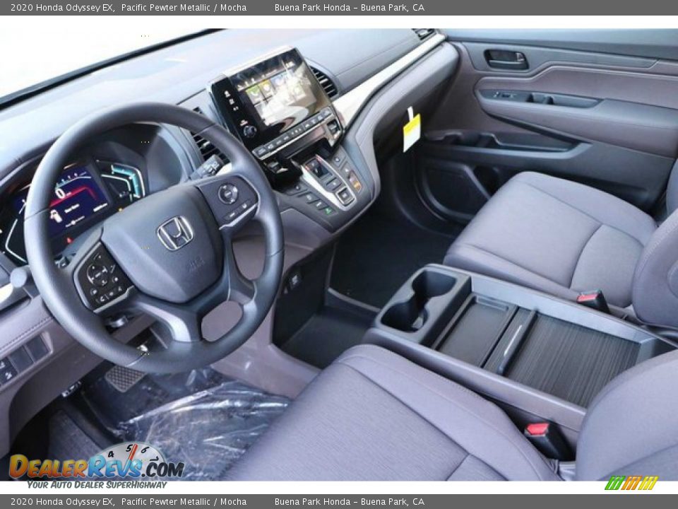 2020 Honda Odyssey EX Pacific Pewter Metallic / Mocha Photo #8