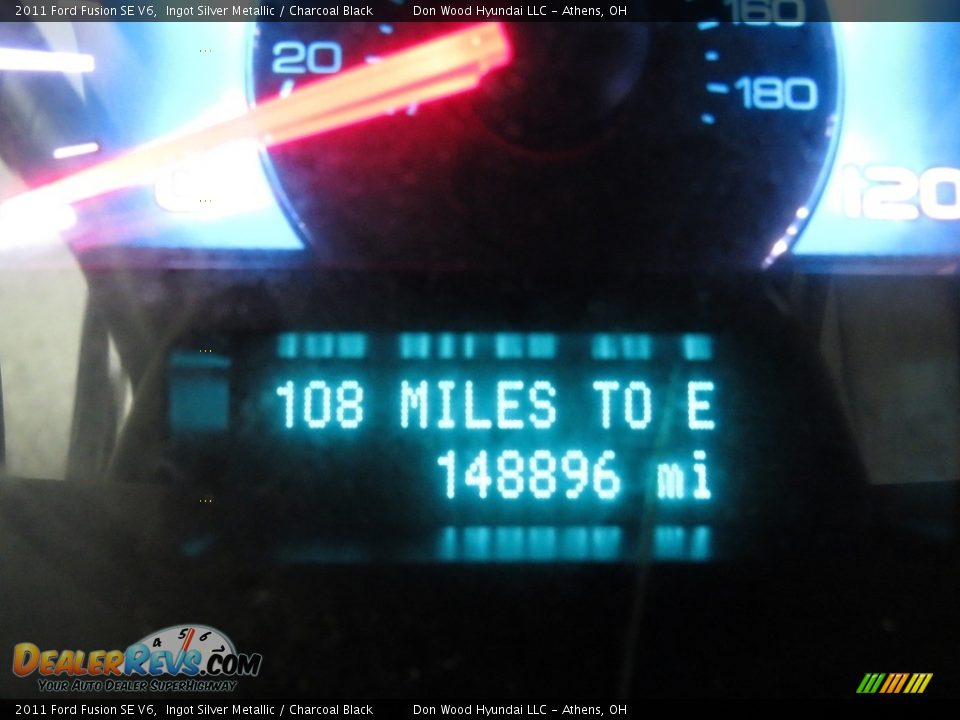 2011 Ford Fusion SE V6 Ingot Silver Metallic / Charcoal Black Photo #28