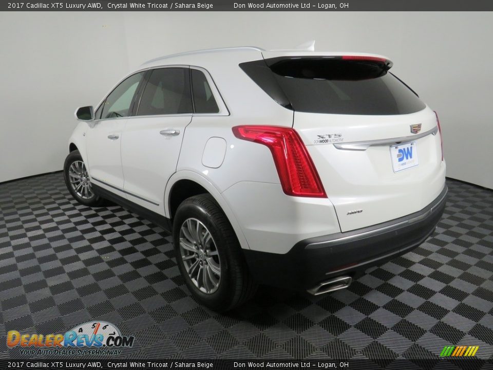 2017 Cadillac XT5 Luxury AWD Crystal White Tricoat / Sahara Beige Photo #13