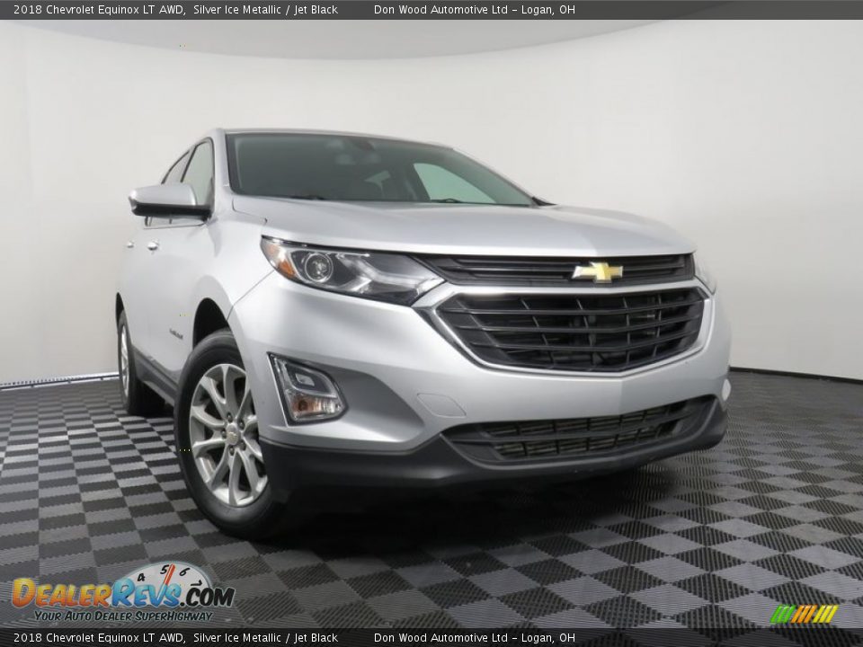 2018 Chevrolet Equinox LT AWD Silver Ice Metallic / Jet Black Photo #1