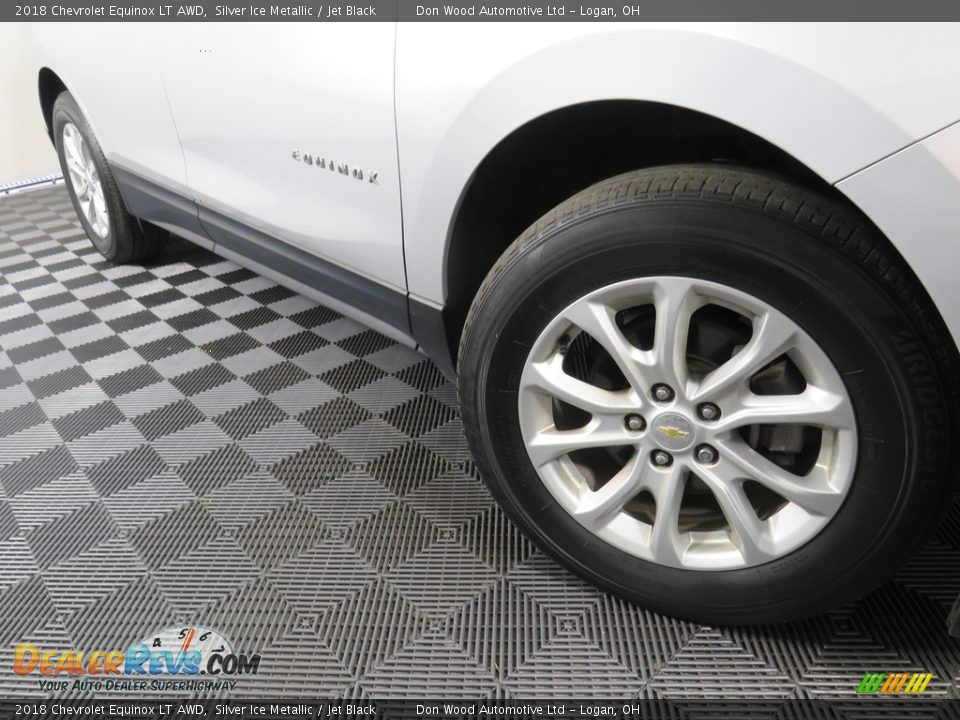2018 Chevrolet Equinox LT AWD Silver Ice Metallic / Jet Black Photo #4