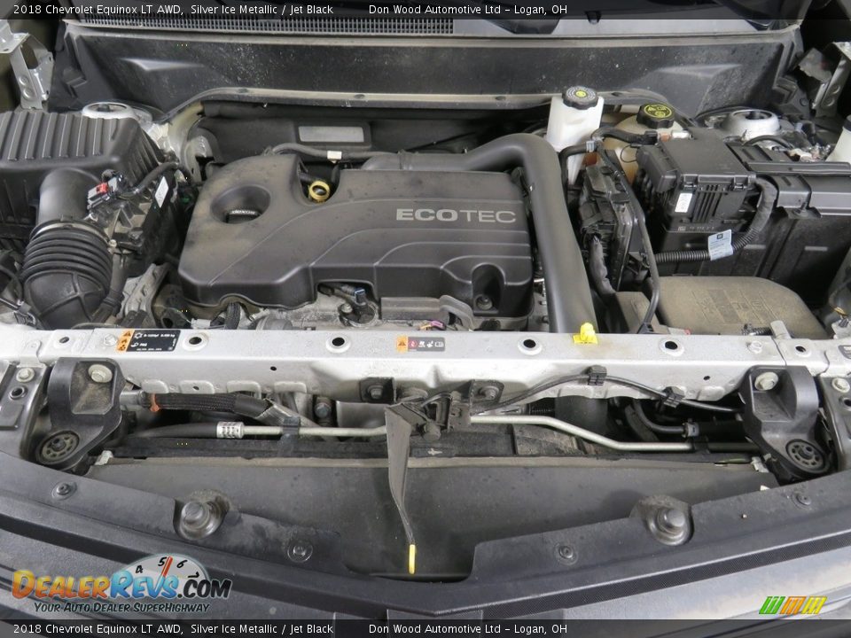 2018 Chevrolet Equinox LT AWD Silver Ice Metallic / Jet Black Photo #7