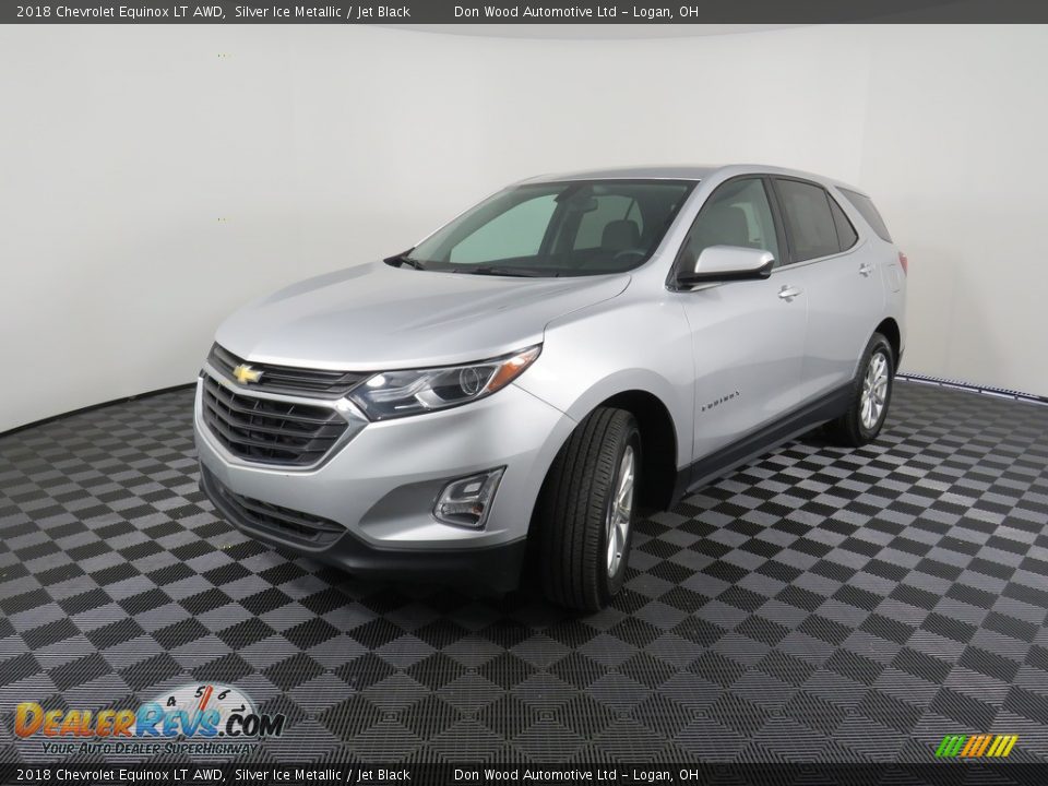 2018 Chevrolet Equinox LT AWD Silver Ice Metallic / Jet Black Photo #8