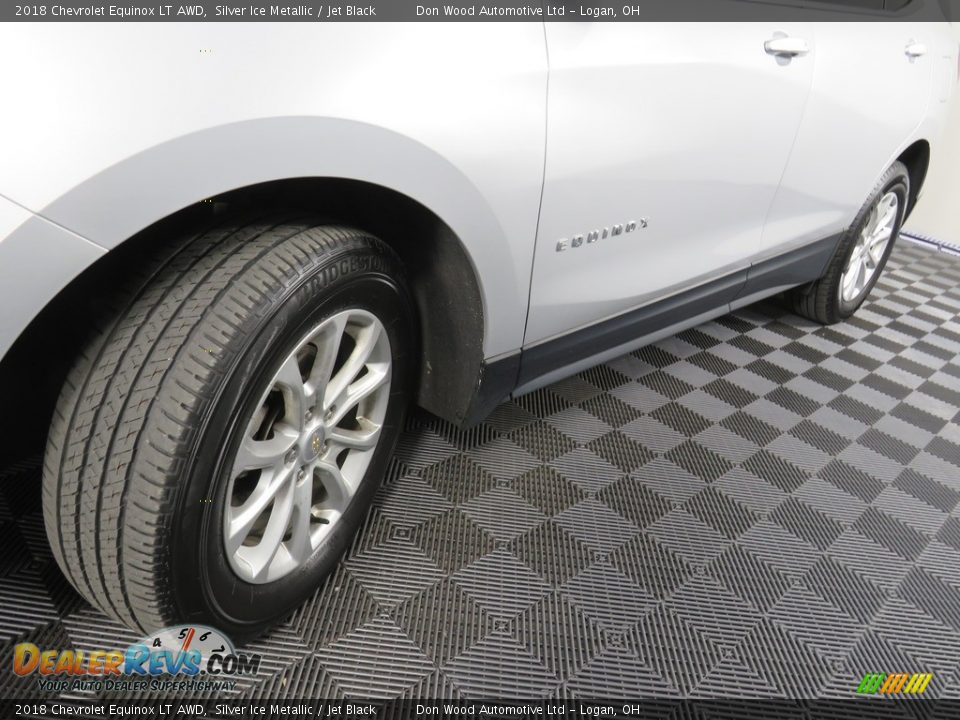 2018 Chevrolet Equinox LT AWD Silver Ice Metallic / Jet Black Photo #9