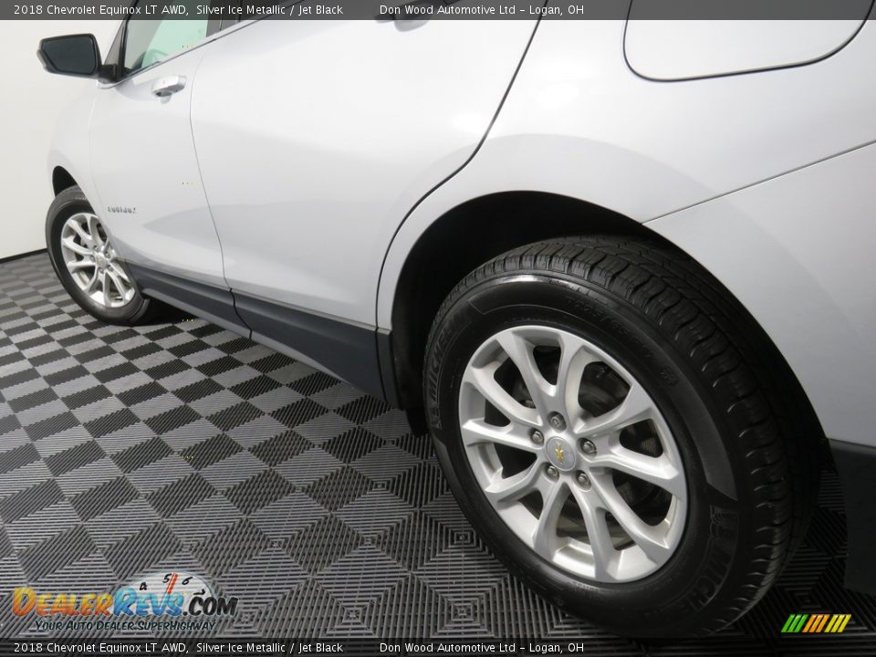 2018 Chevrolet Equinox LT AWD Silver Ice Metallic / Jet Black Photo #10