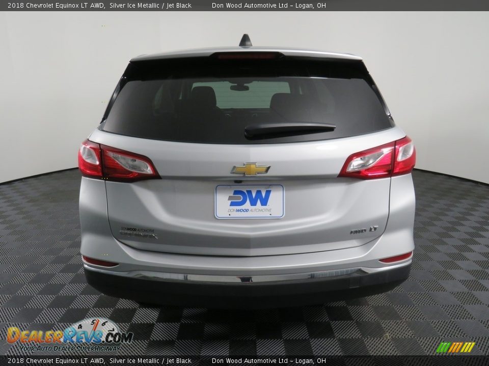 2018 Chevrolet Equinox LT AWD Silver Ice Metallic / Jet Black Photo #12