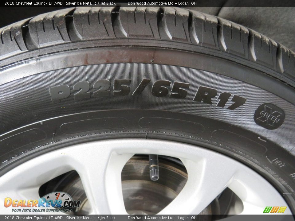 2018 Chevrolet Equinox LT AWD Silver Ice Metallic / Jet Black Photo #17