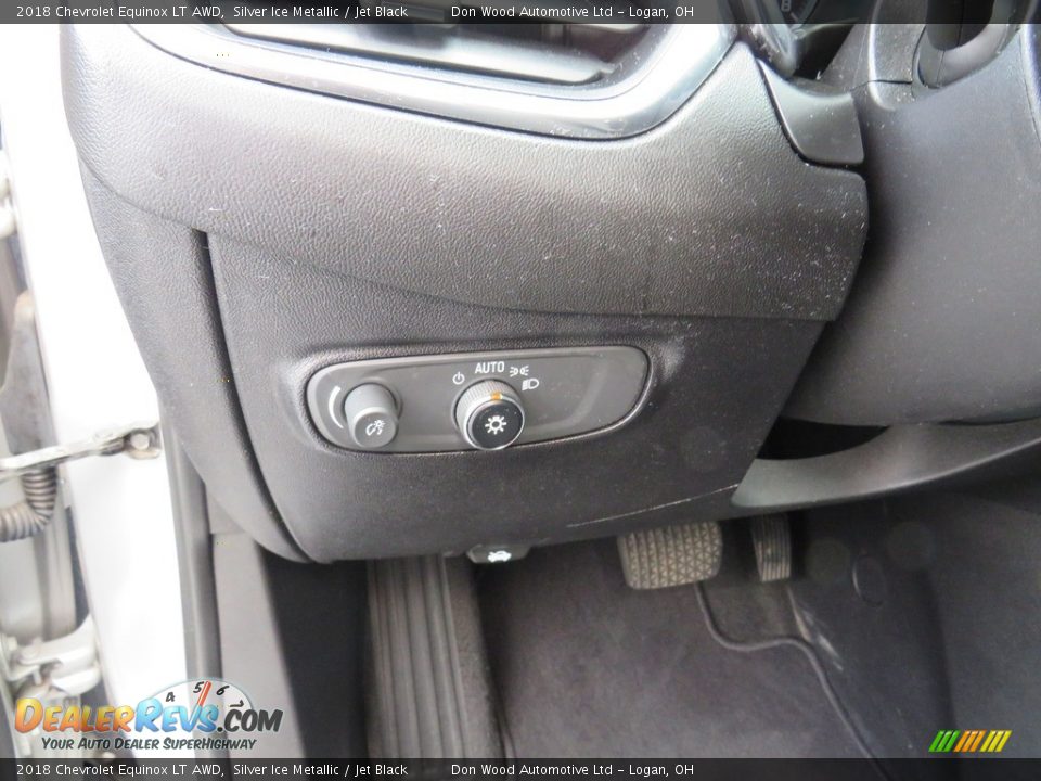 2018 Chevrolet Equinox LT AWD Silver Ice Metallic / Jet Black Photo #19