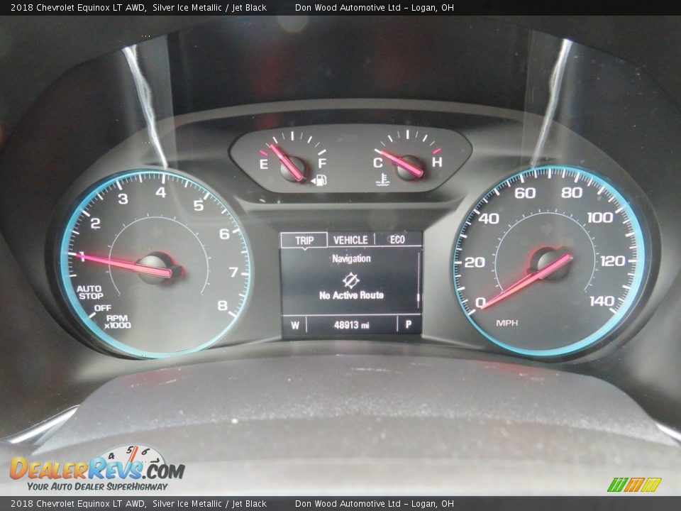 2018 Chevrolet Equinox LT AWD Silver Ice Metallic / Jet Black Photo #21