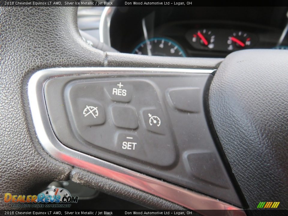 2018 Chevrolet Equinox LT AWD Silver Ice Metallic / Jet Black Photo #24