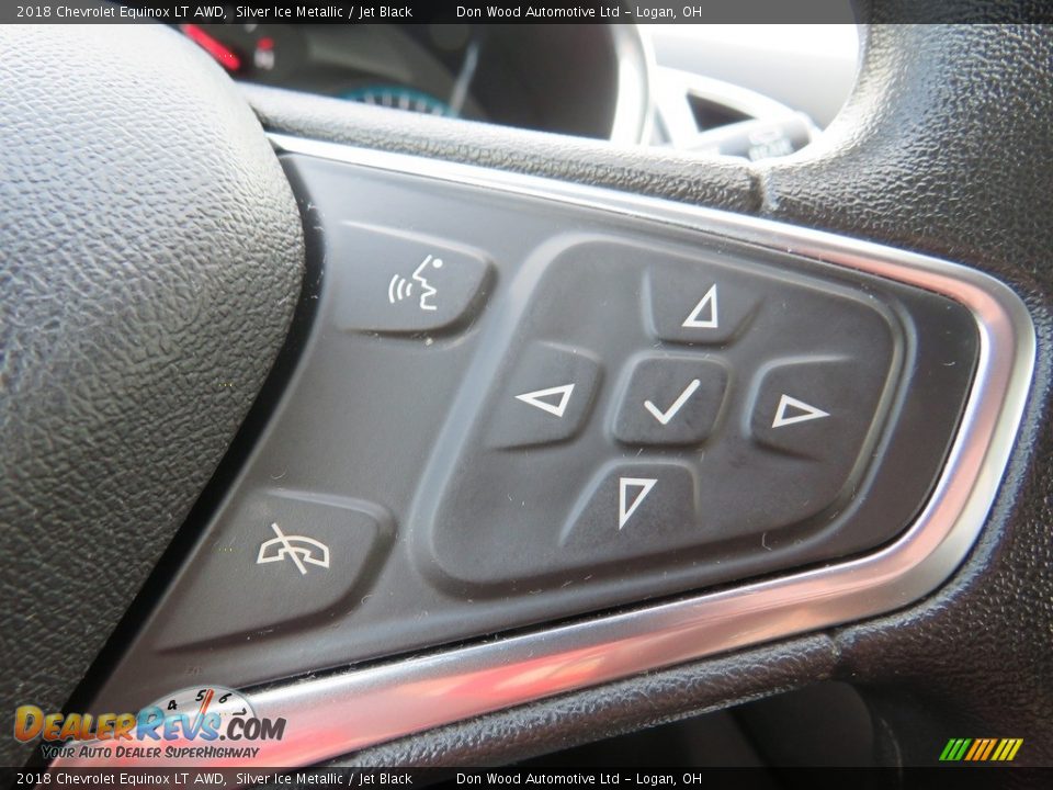 2018 Chevrolet Equinox LT AWD Silver Ice Metallic / Jet Black Photo #25