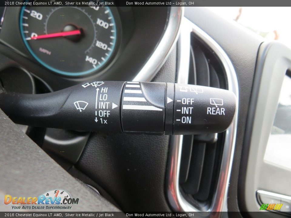 2018 Chevrolet Equinox LT AWD Silver Ice Metallic / Jet Black Photo #26